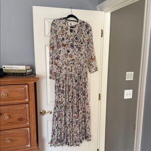 LA DoubleJ Multicolor Floral Long Sleeve Dress